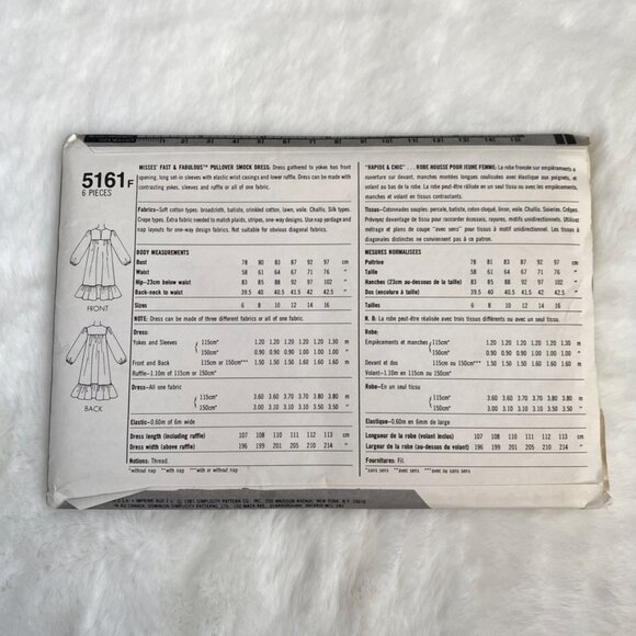 2 Simplicity Sewing Patterns - Picture 3 of 5